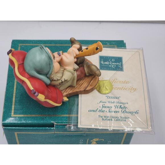 WDCC Sleepy “Zzzzzzz” Figurine Snow White Seven Dwarfs Disney Retired Box COA - Picture 11 of 16